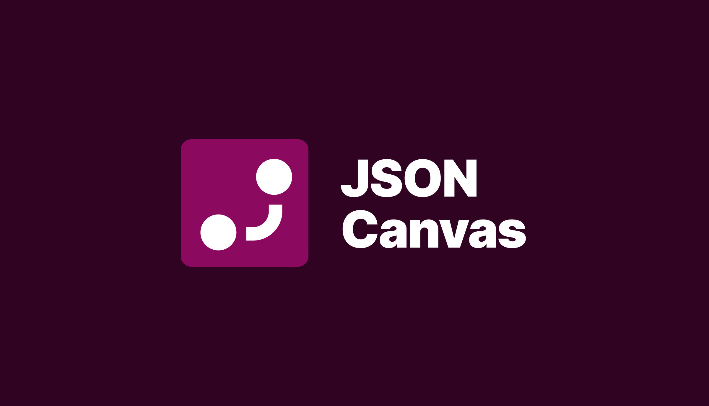 Announcing JSON Canvas: an open file format for infinite canvas data