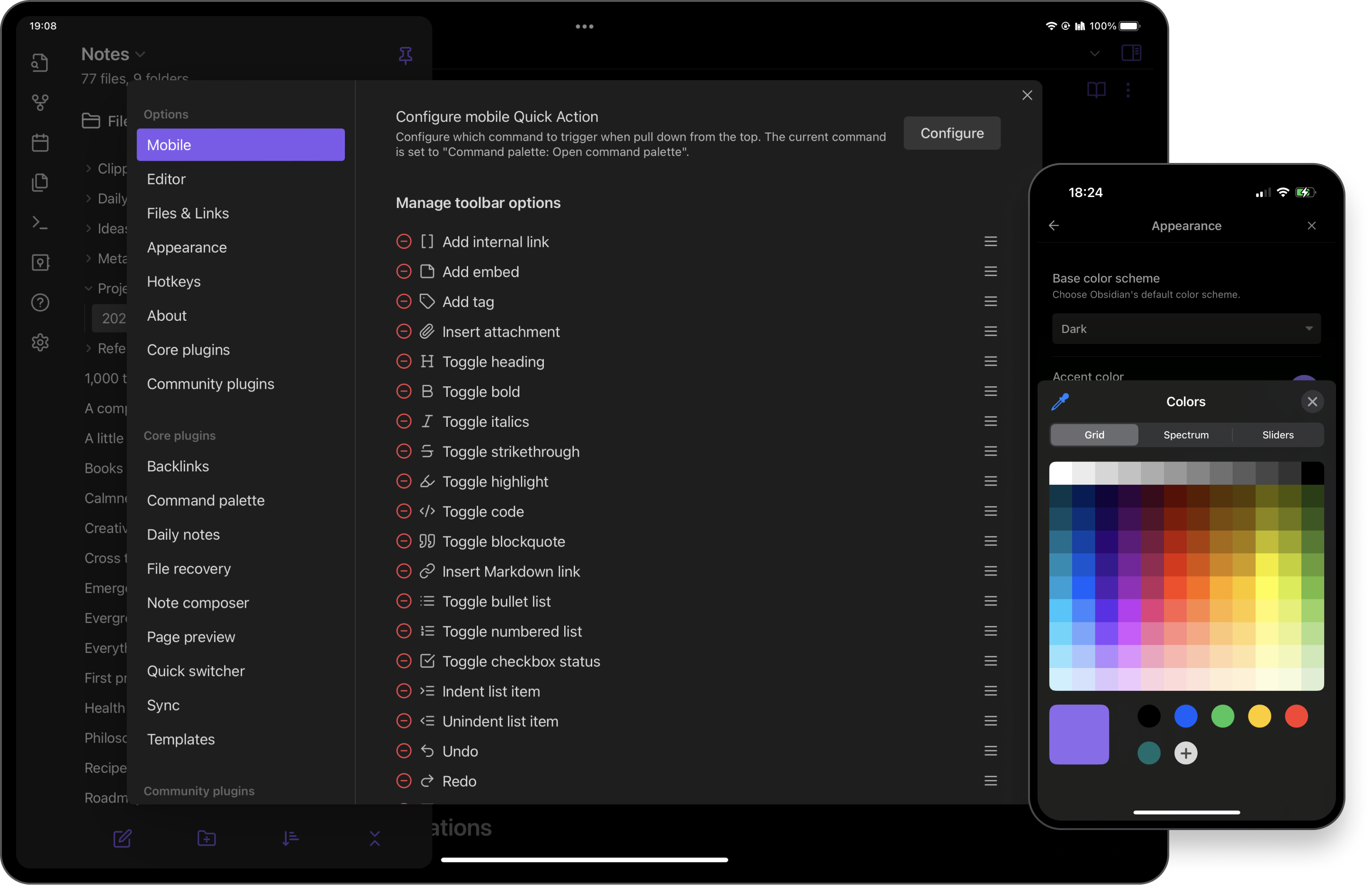 Obsidian For IOS And Android