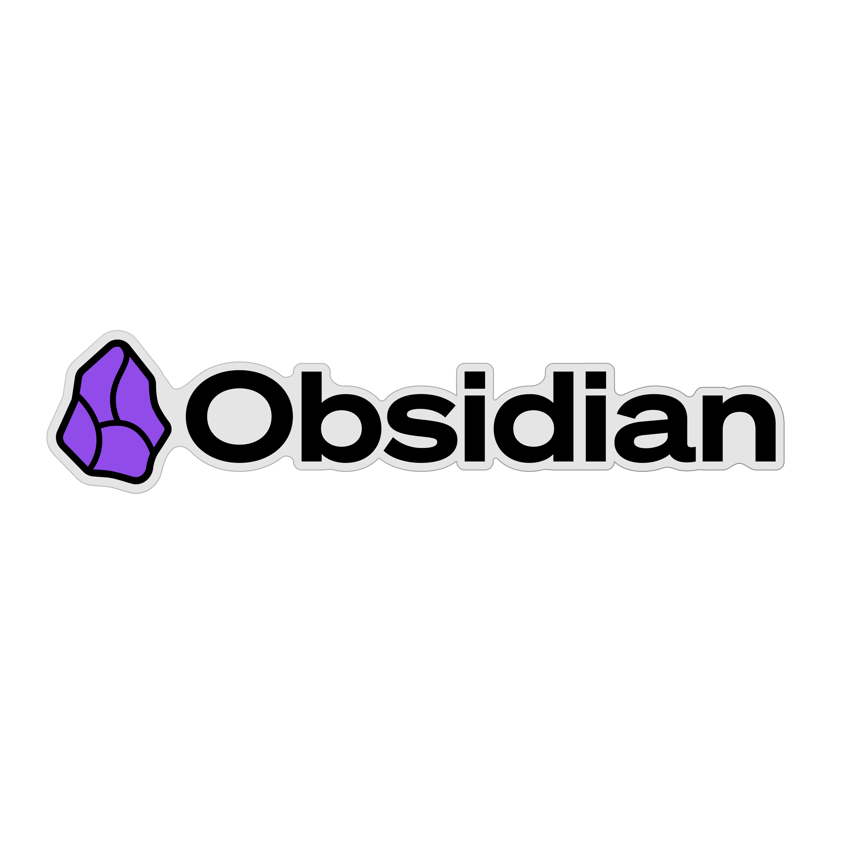Obsidian Bumper Sticker