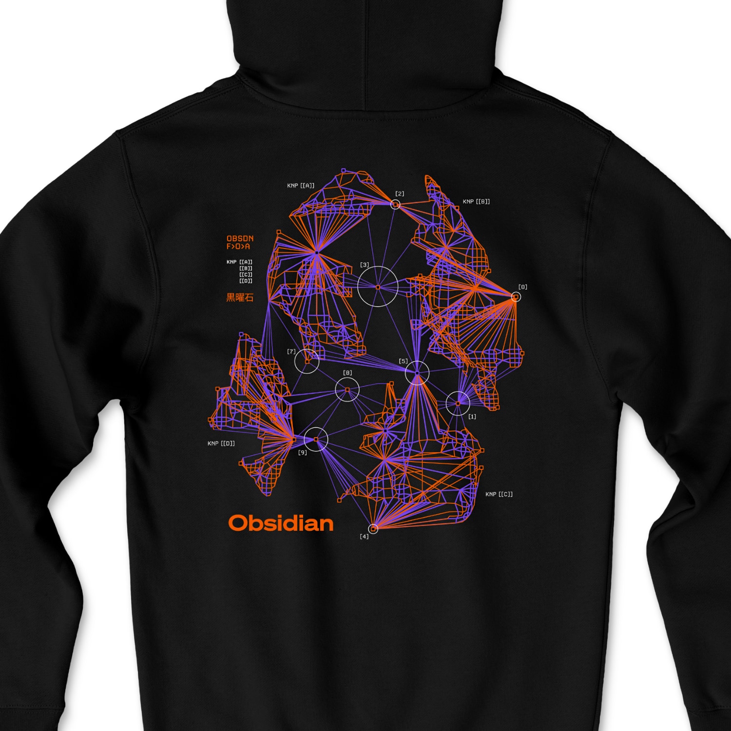 Fractal hoodie (two-sided)